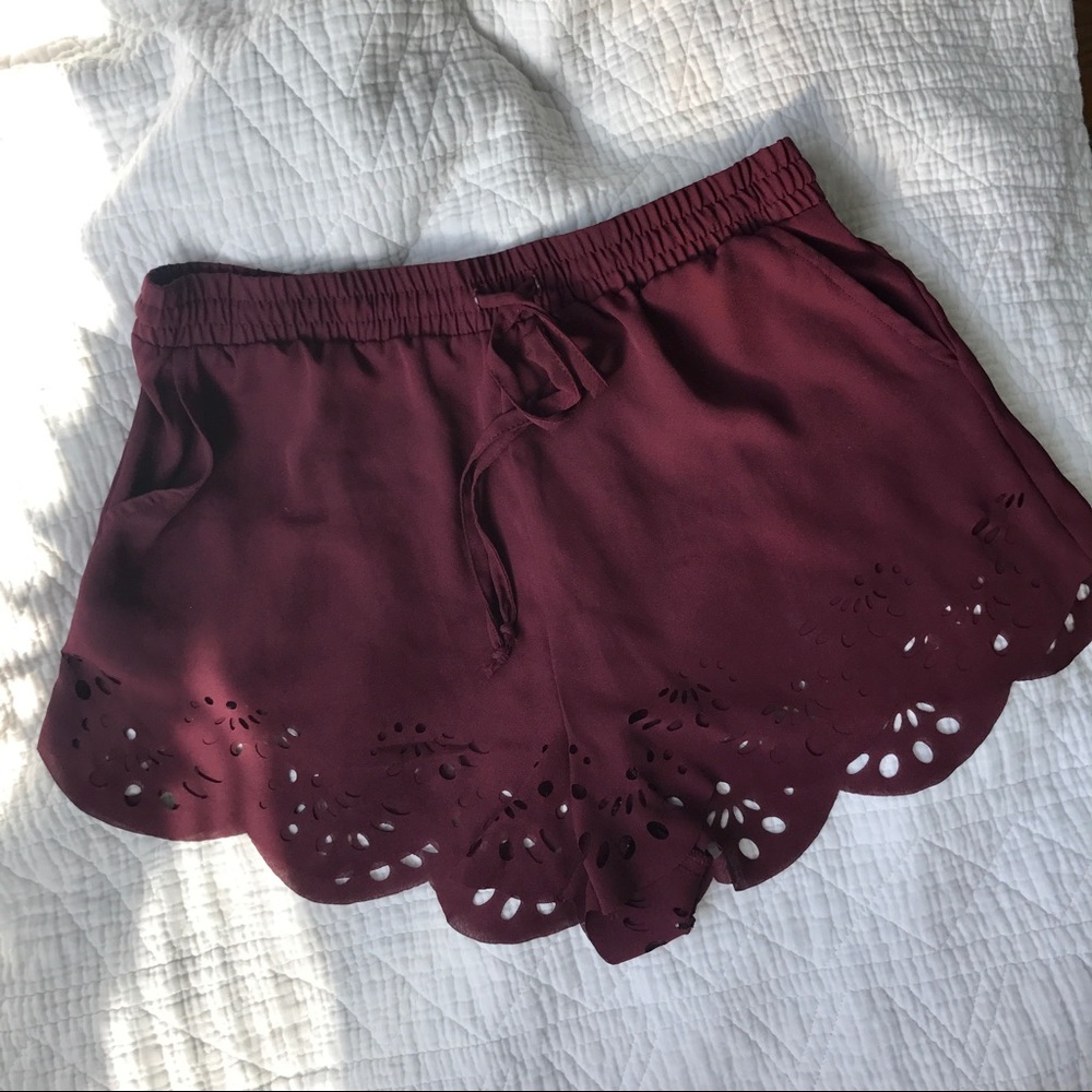 BM scalloped shorts